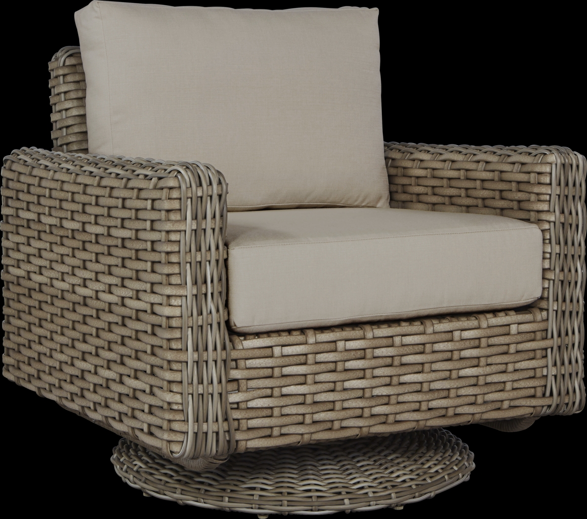 Siesta Key Driftwood 5 Pc Fire Pit Set with Sand Cushions - Thumbnail - Image 4