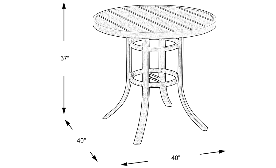 Dimension Image. Please refer to the Dimension Tab on this page for dimension details.