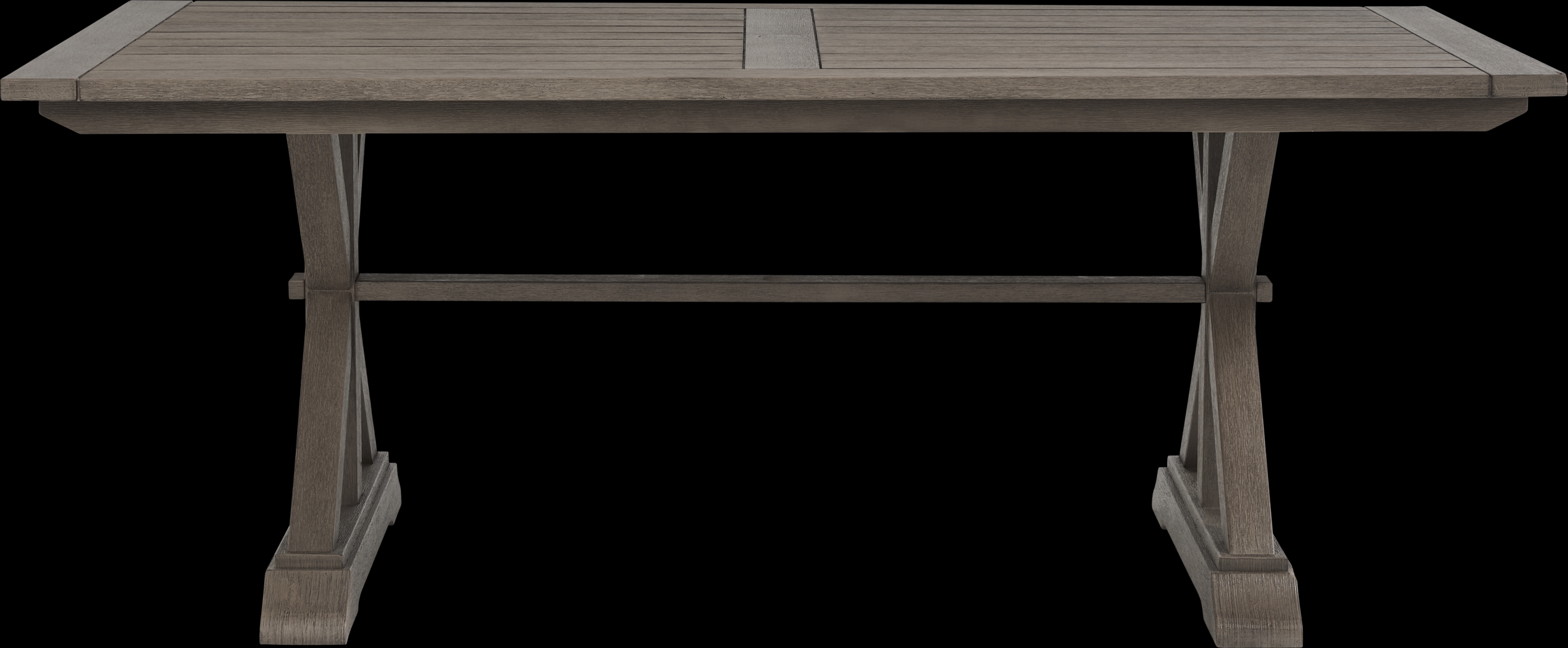 Siesta Key Light Wood 76 in. Rectangle Outdoor Dining Table - Thumbnail - Image 3