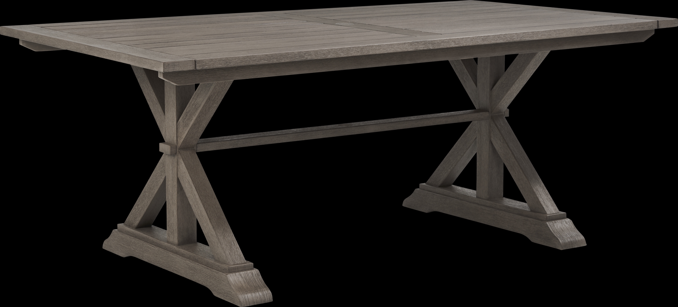 Siesta Key Light Wood 76 in. Rectangle Outdoor Dining Table - Thumbnail - Image 1