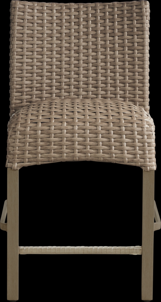 Siesta Key Gray 3 Pc 30" Round Balcony Height Outdoor Dining Set - Thumbnail - Image 5