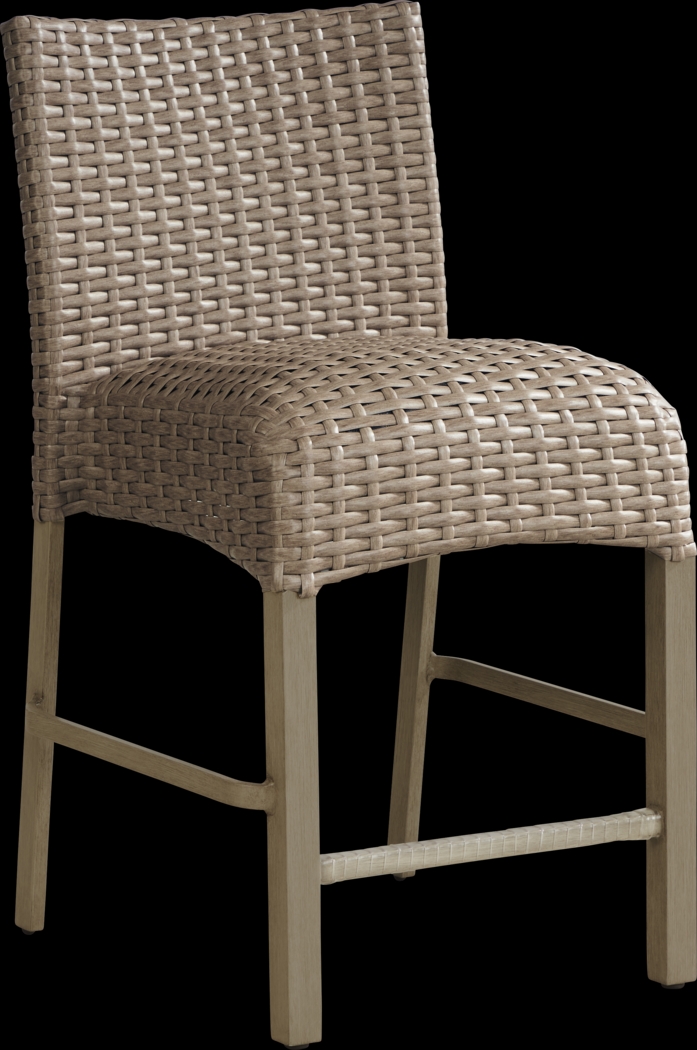 Siesta Key Gray 3 Pc 30" Round Balcony Height Outdoor Dining Set - Thumbnail - Image 4