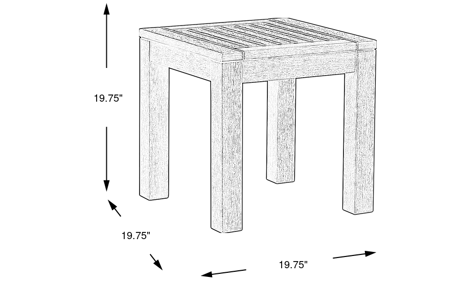 Dimension Image. Please refer to the Dimension Tab on this page for dimension details.