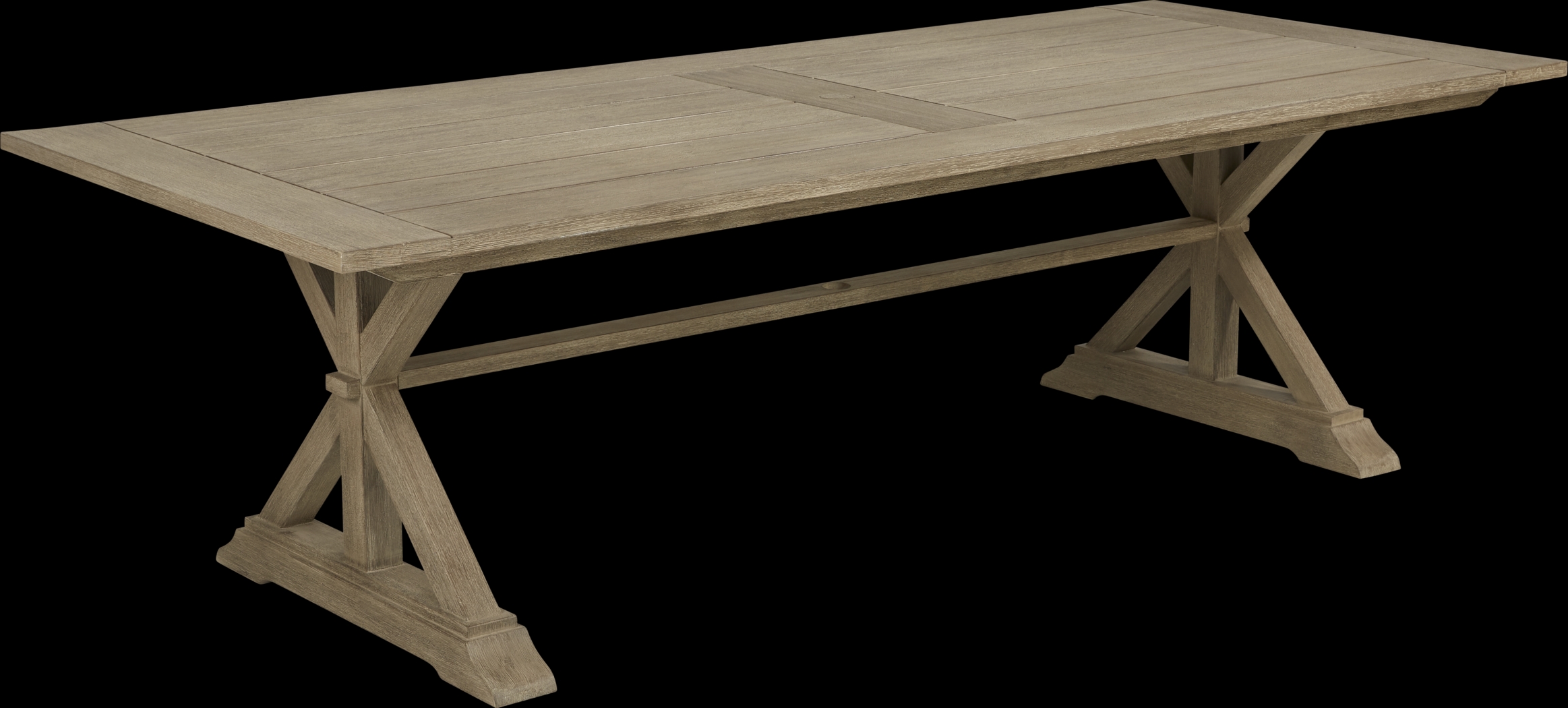 Siesta Key Light Wood 102 in. Rectangle Outdoor Dining Table - Thumbnail - Image 1
