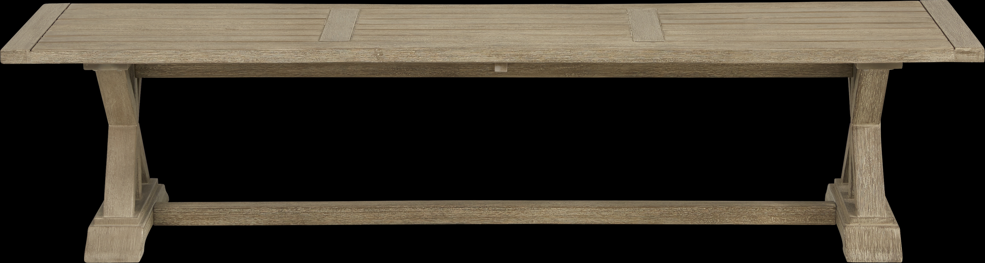 Siesta Key Light Wood Outdoor Dining Bench - Thumbnail - Image 2