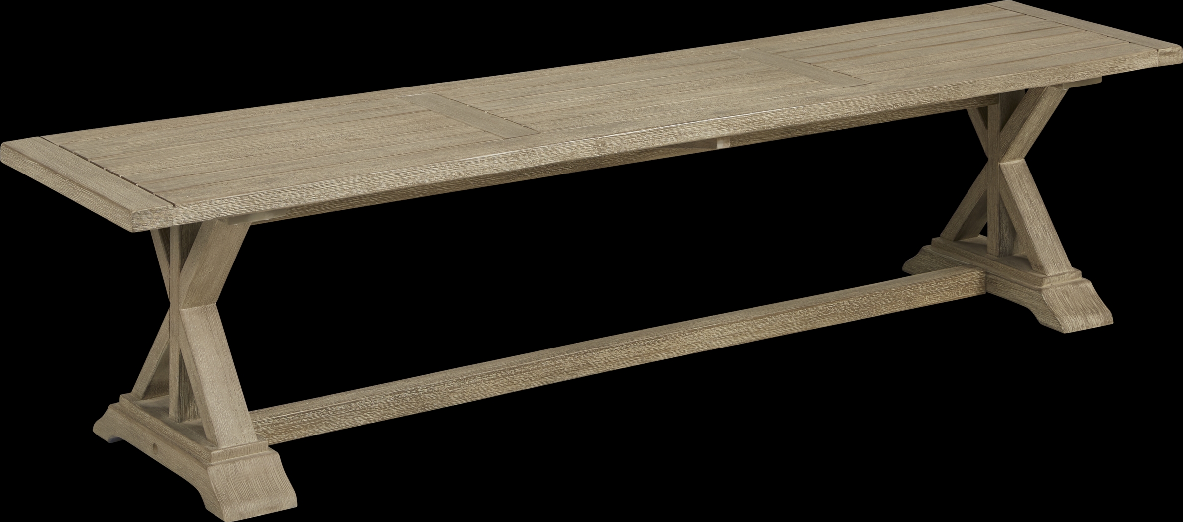 Siesta Key Light Wood Outdoor Dining Bench - Thumbnail - Image 1