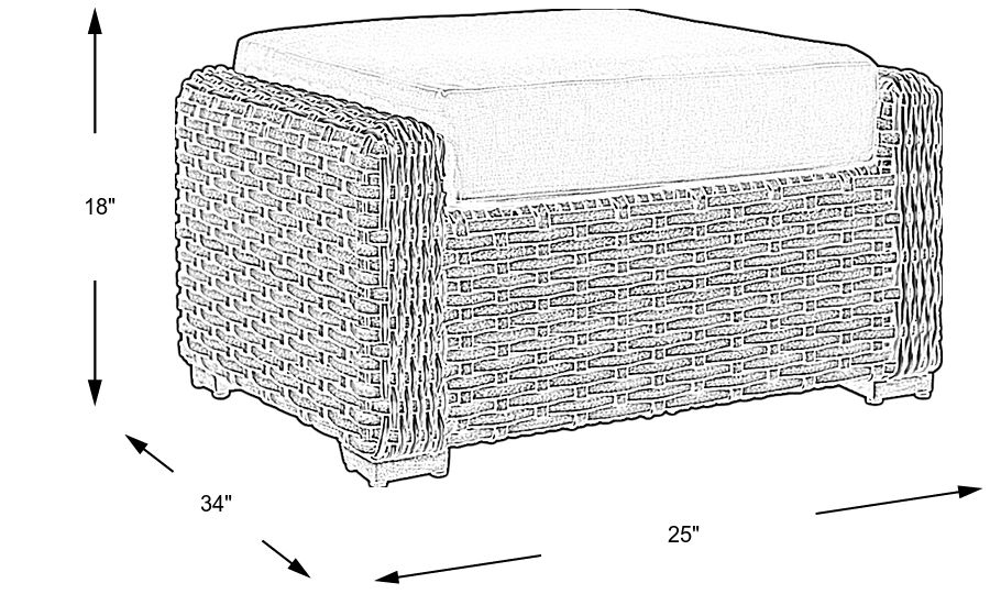Dimension Image. Please refer to the Dimension Tab on this page for dimension details.