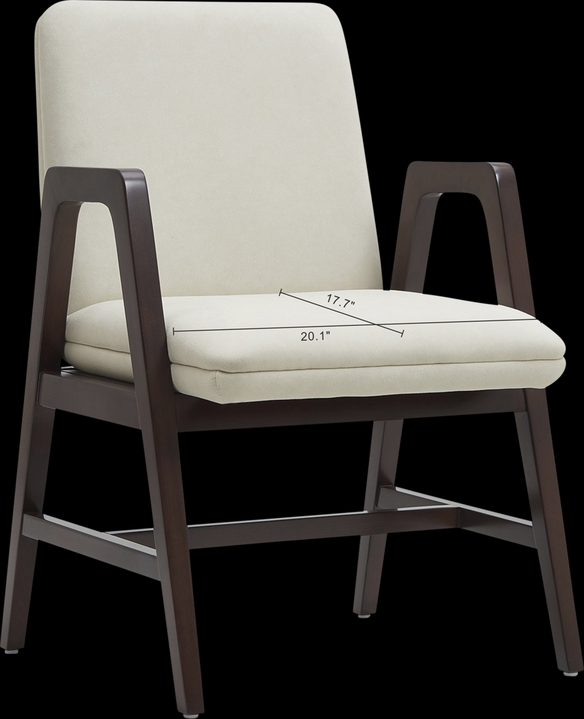 Signett Cream Arm Chair - Thumbnail - Image 10