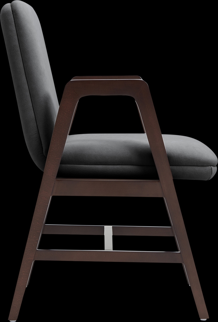 Signett Dark Gray Arm Chair - Thumbnail - Image 7