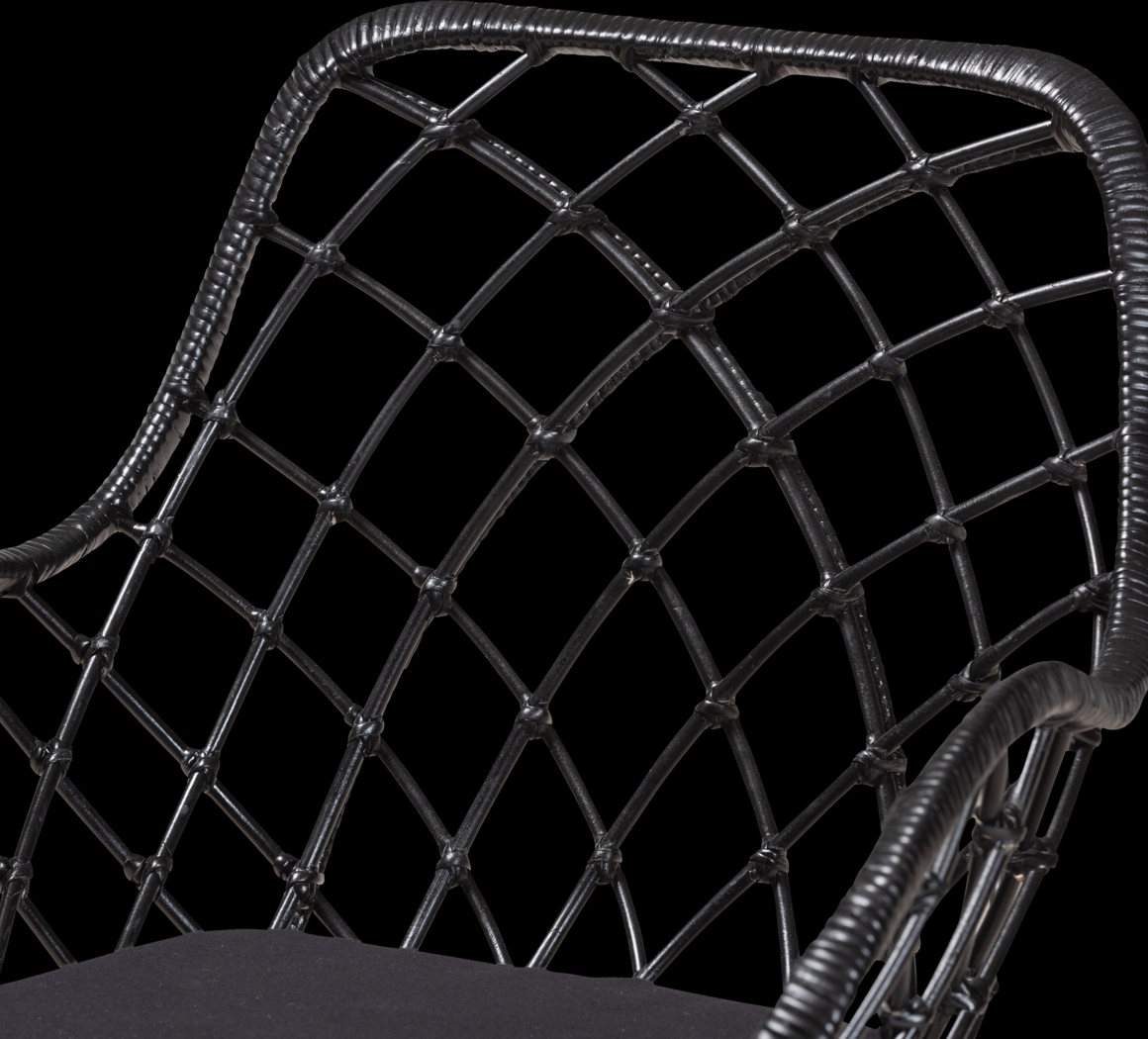 Sigourney Black Dining Chairs, Set of 2 - Thumbnail - Image 5