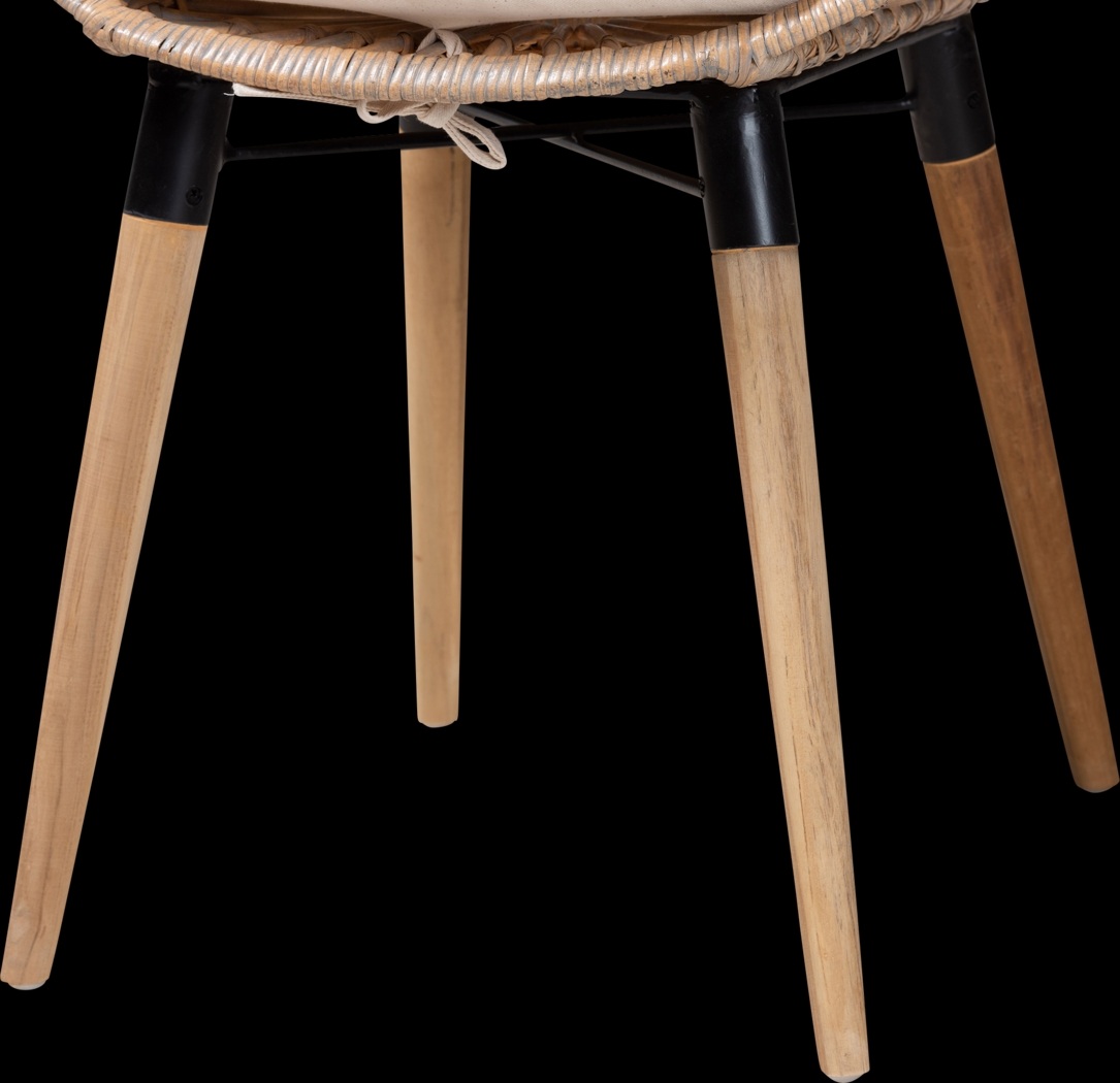 Sigourney Natural Dining Chair, Set of 2 - Thumbnail - Image 6