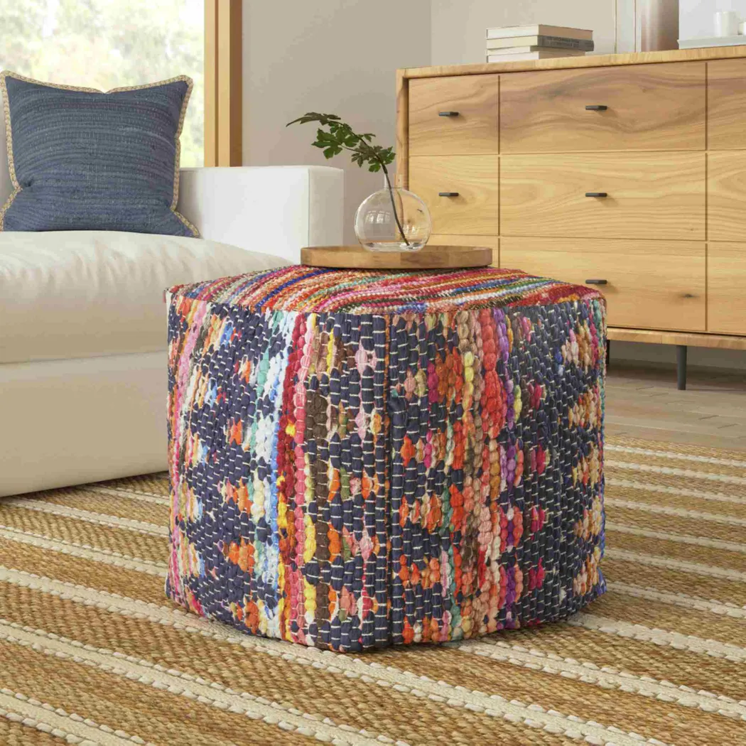 Sihle Denim Pouf - Thumbnail - Image 2