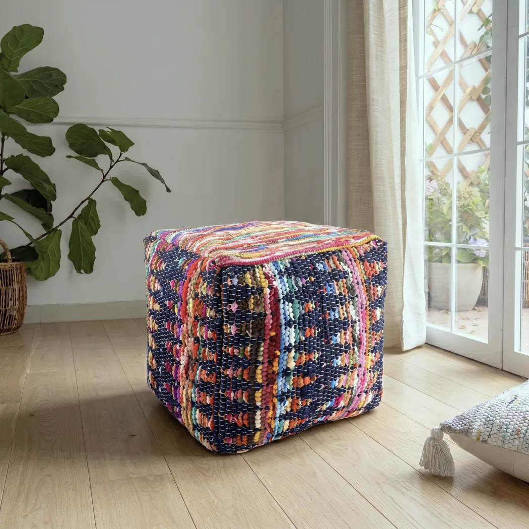 Sihle Denim Pouf - Thumbnail - Image 6