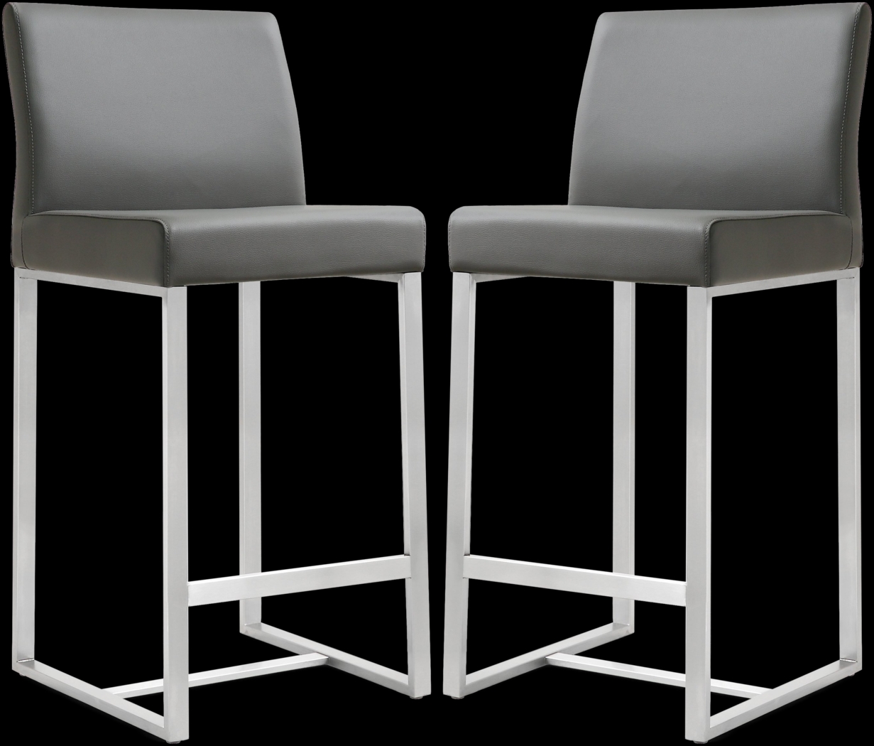 Silas Gray Counter Height Stools (Set of 2) - Thumbnail - Image 1