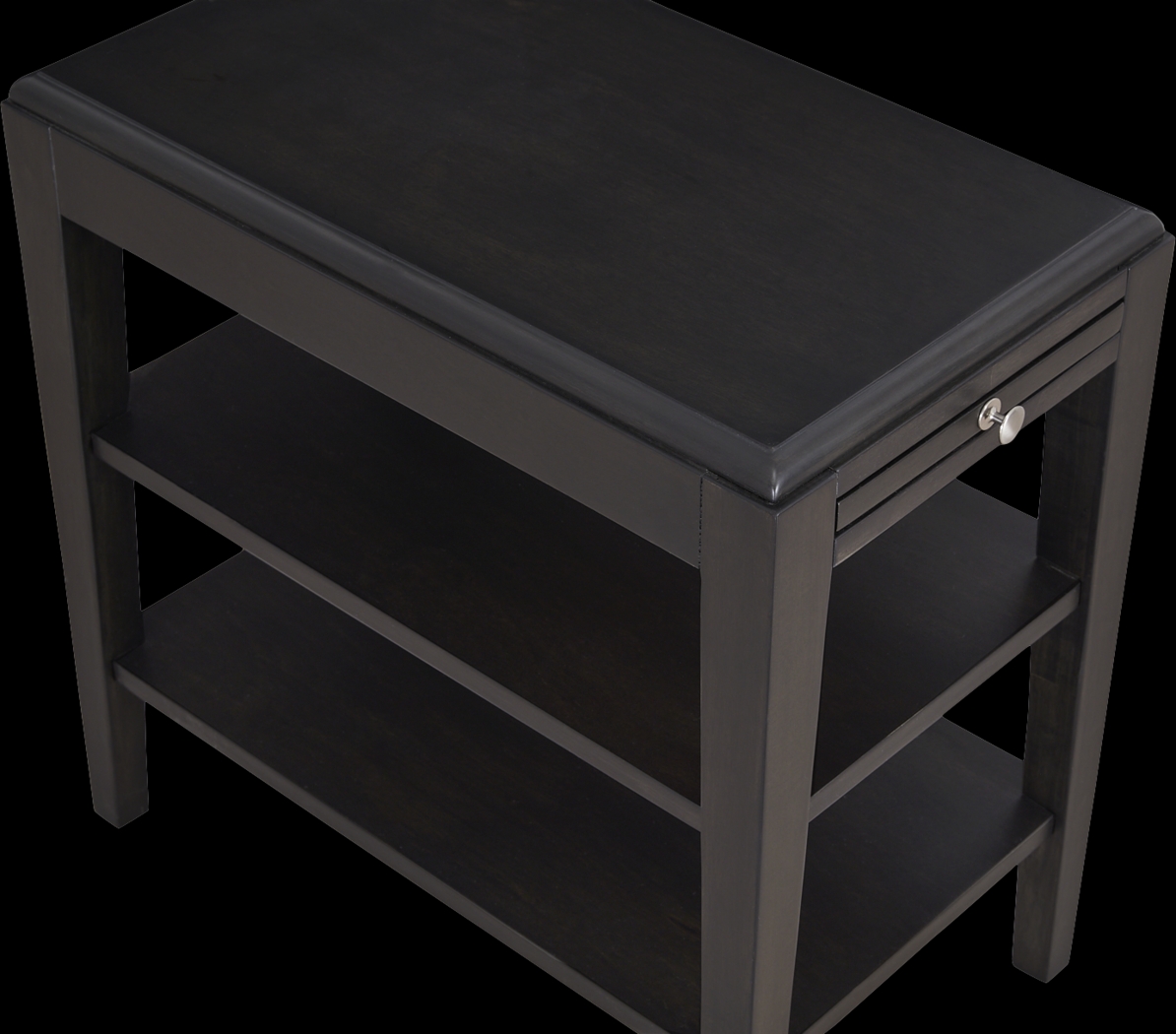 Silentwood Espresso Chairside Table - Thumbnail - Image 2