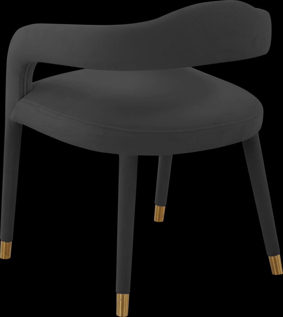 Siletz Black Arm Chair - Thumbnail - Image 4