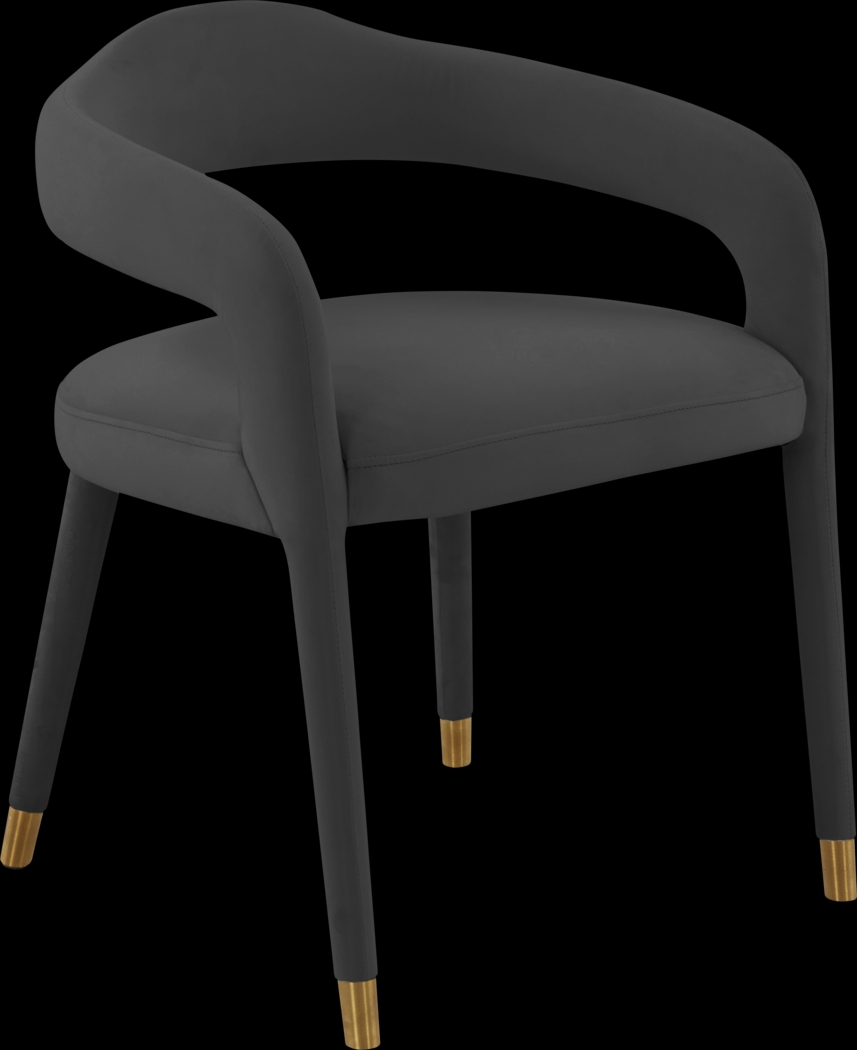Siletz Black Arm Chair - Thumbnail - Image 1