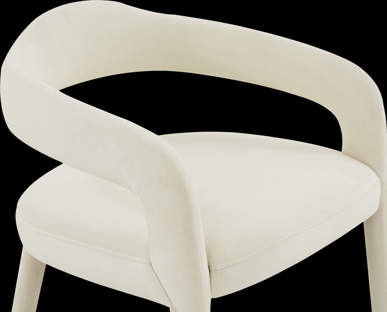 Siletz Cream Arm Chair - Thumbnail - Image 4
