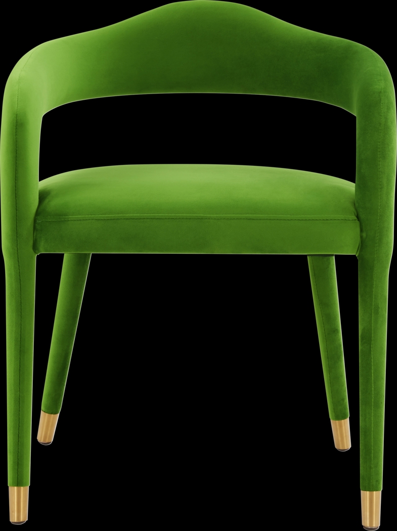 Siletz Green Arm Chair - Thumbnail - Image 3
