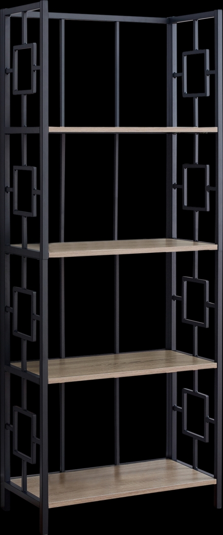 Silkriver Taupe Bookcase - Thumbnail - Image 1