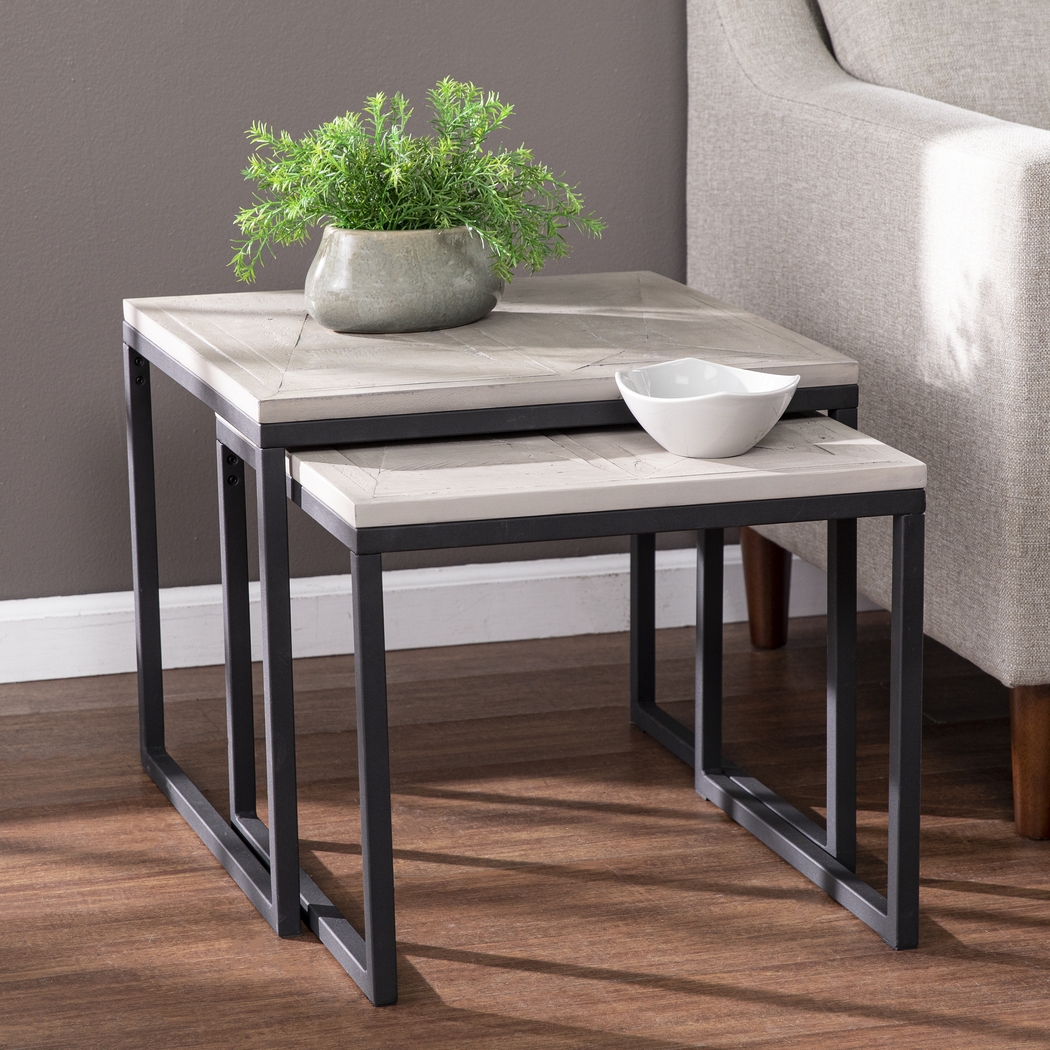 Silliman Gray Nesting Tables, Set of 2 - Thumbnail - Image 4