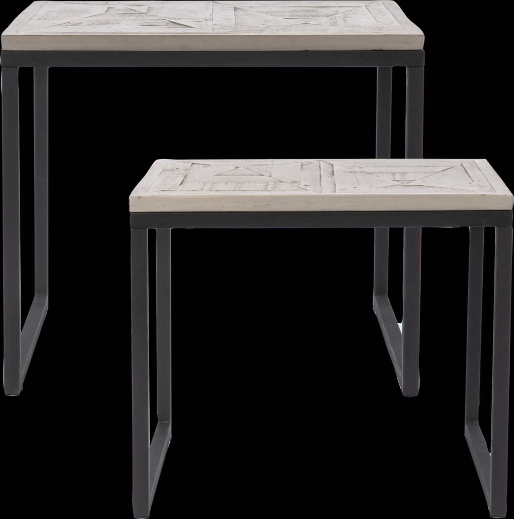 Silliman Gray Nesting Tables, Set of 2 - Thumbnail - Image 1