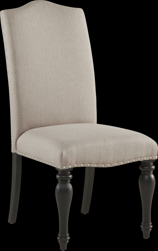 Sillsbee Place Black 5 Pc Rectangle Dining Room with Upholstered Chairs - Thumbnail - Image 4