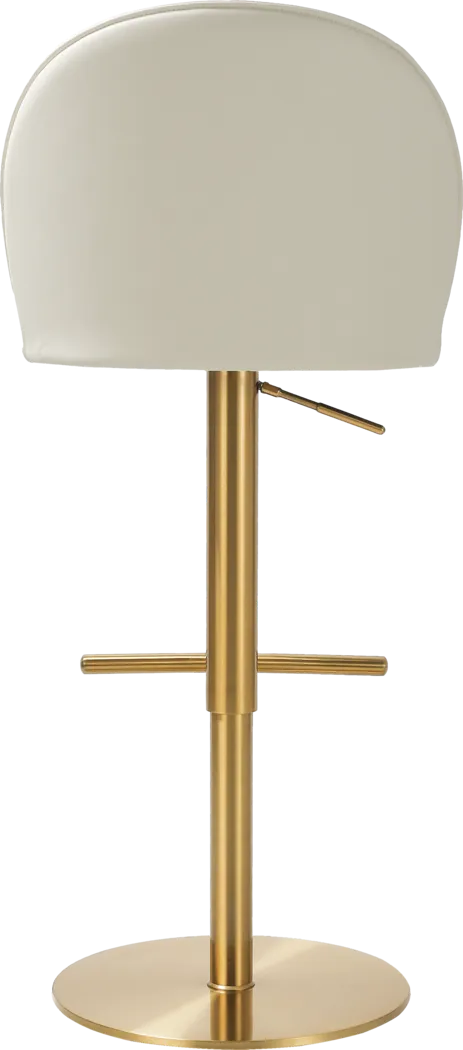Silsbee Cream Swivel Barstool - Thumbnail - Image 4