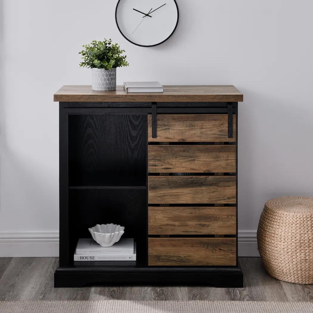 Silvaire Barnwood Accent Cabinet - Thumbnail - Image 4