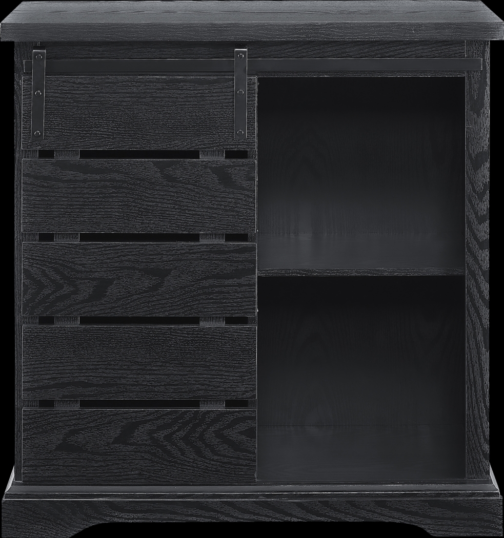 Silvaire Black Accent Cabinet - Thumbnail - Image 2