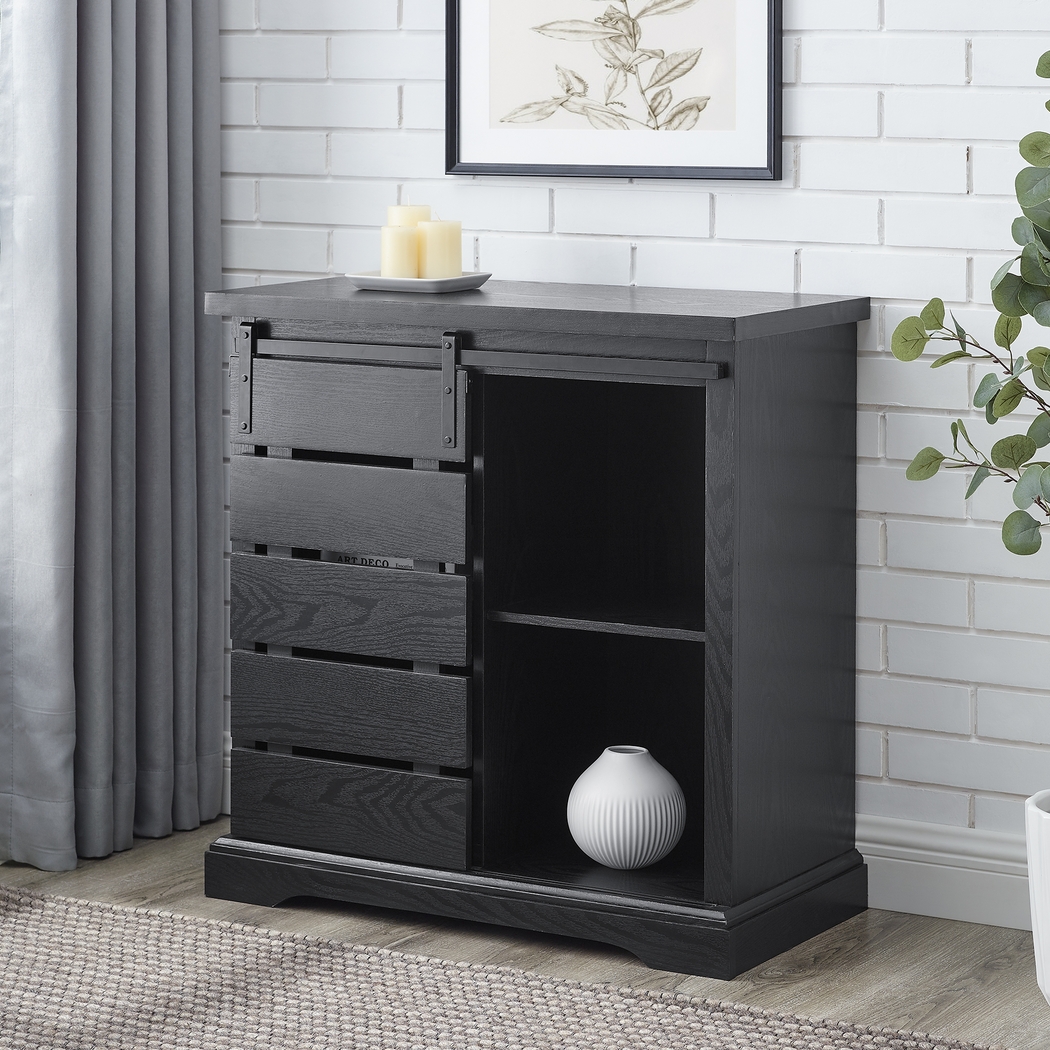 Silvaire Black Accent Cabinet - Thumbnail - Image 4