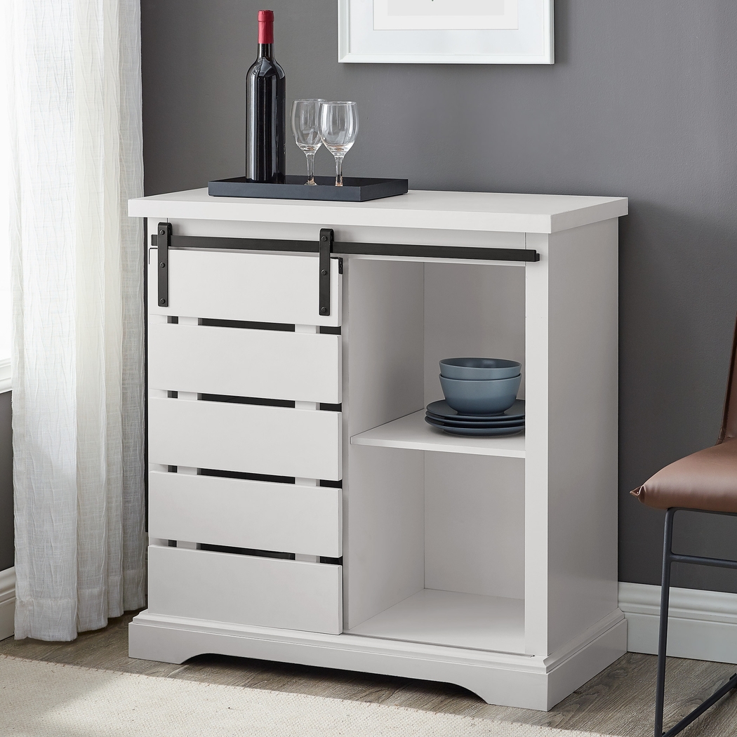 Silvaire White Accent Cabinet - Thumbnail - Image 4