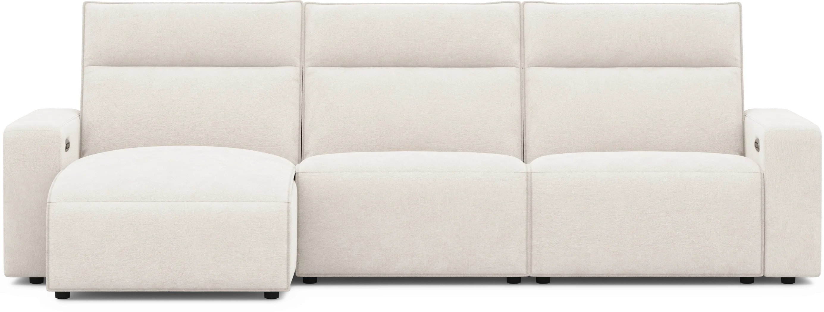 Silver 3 Pc Dual Power Reclining ModularTwo - Thumbnail - Image 2