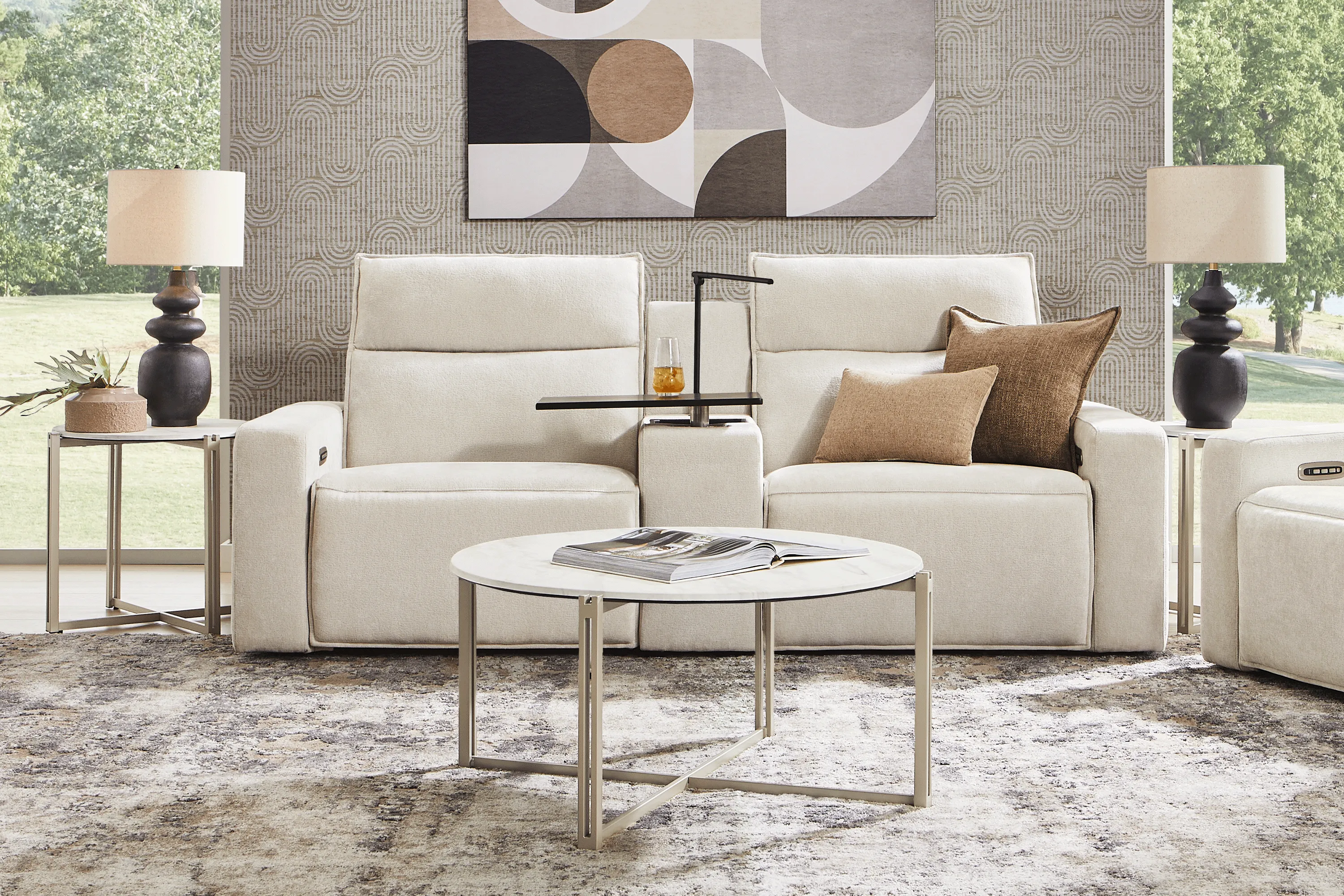 Silver 3 Pc Dual Power Reclining ModularTwo - Thumbnail - Image 3