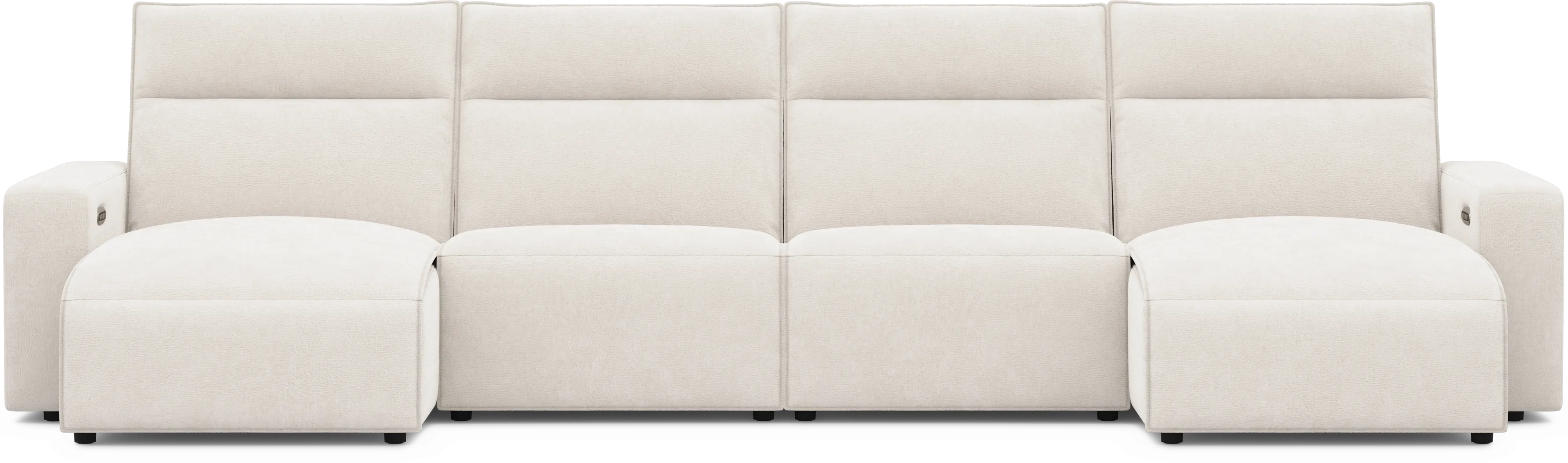 Silver 4 Pc Dual Power Reclining ModularTwo - Thumbnail - Image 3