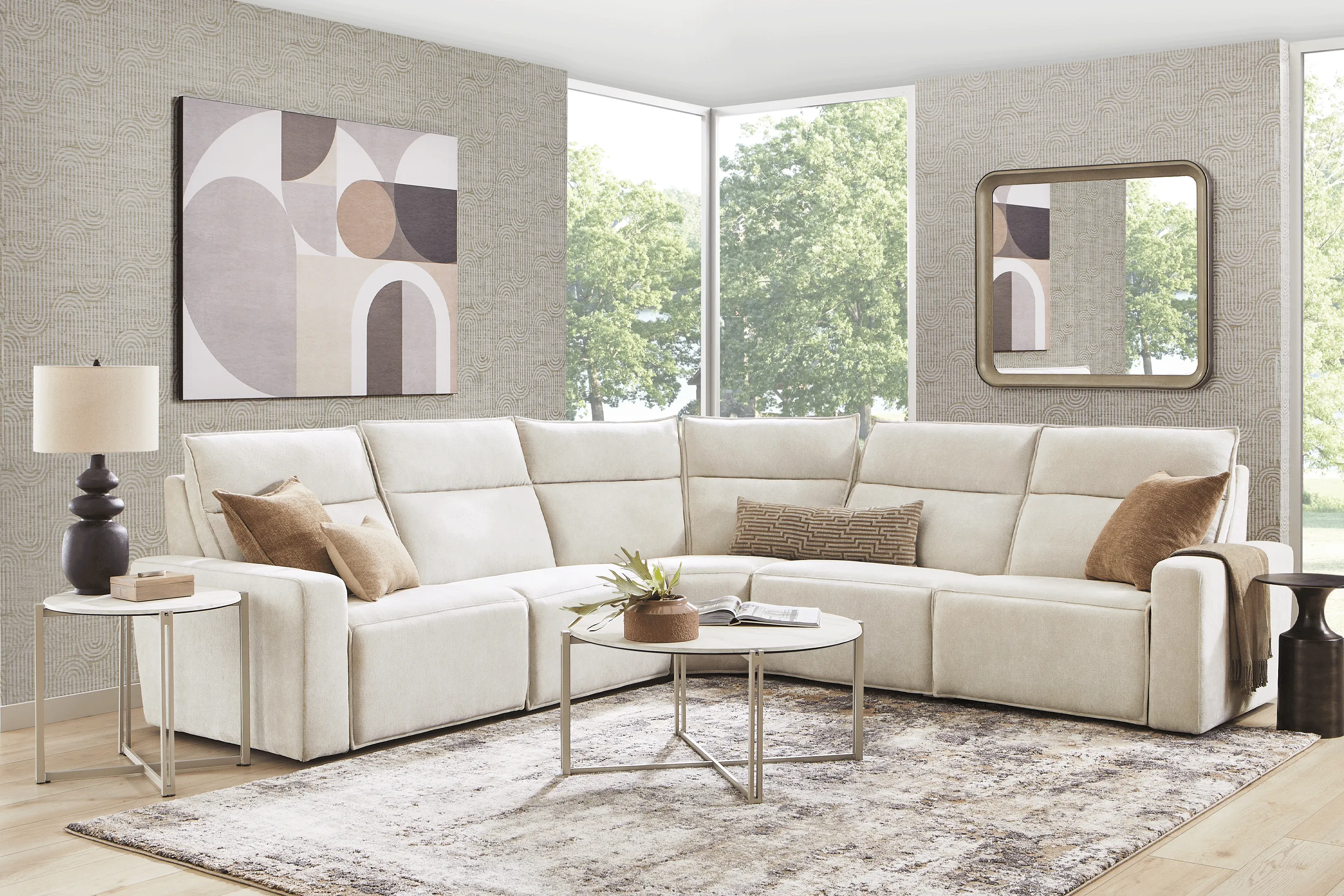 Silver 5 Pc Dual Power Reclining ModularTwo - Thumbnail - Image 3