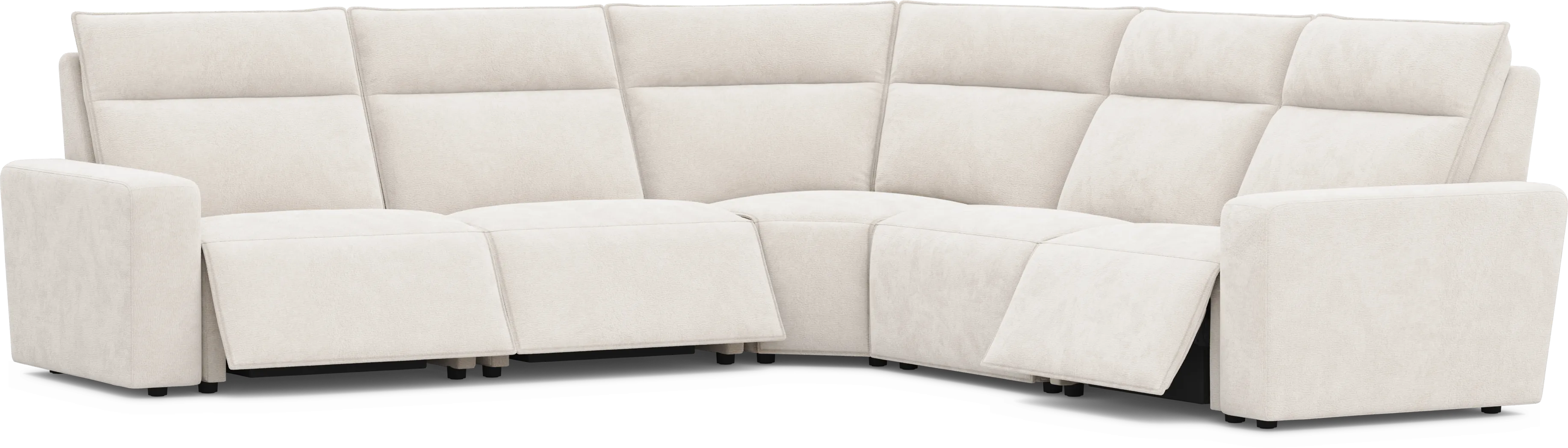 Silver 5 Pc Dual Power Reclining ModularTwo - Thumbnail - Image 1
