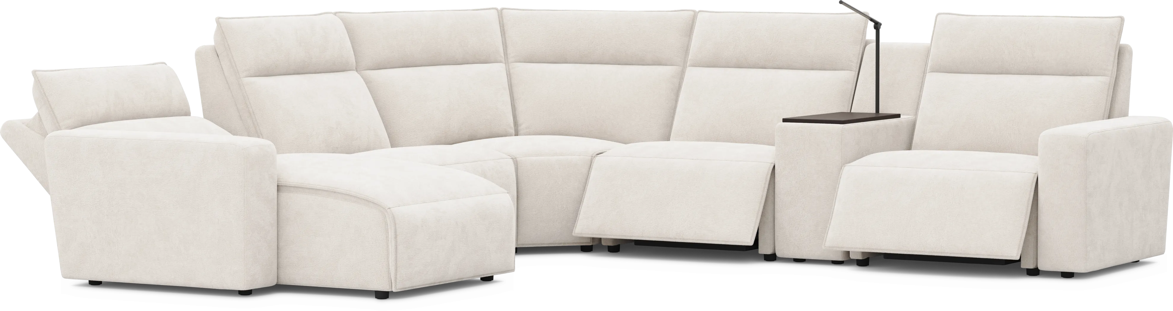 Silver 6 Pc Dual Power Reclining ModularTwo - Thumbnail - Image 1