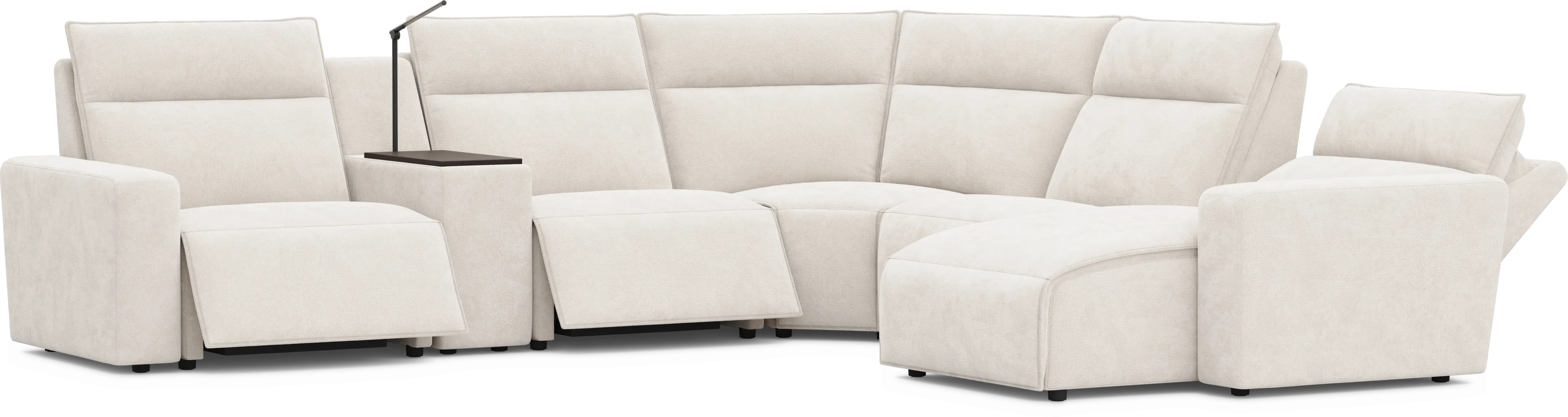 Silver 6 Pc Dual Power Reclining ModularTwo - Thumbnail - Image 1