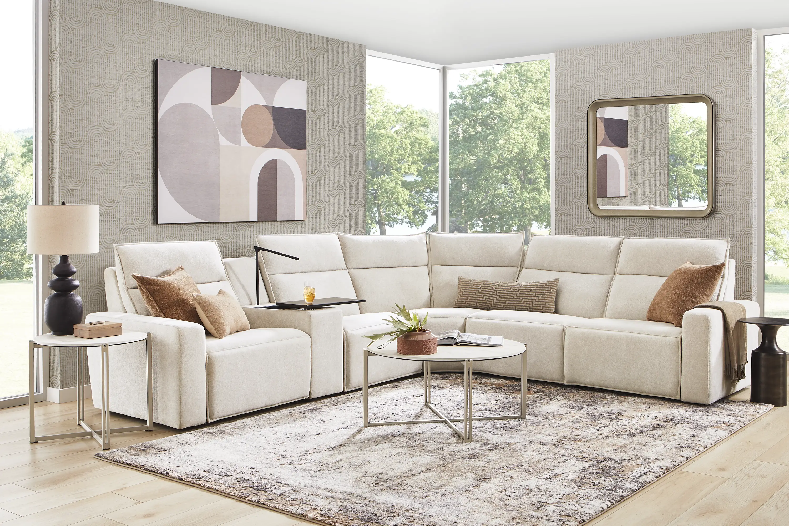 Silver 6 Pc Dual Power Reclining ModularTwo - Thumbnail - Image 3