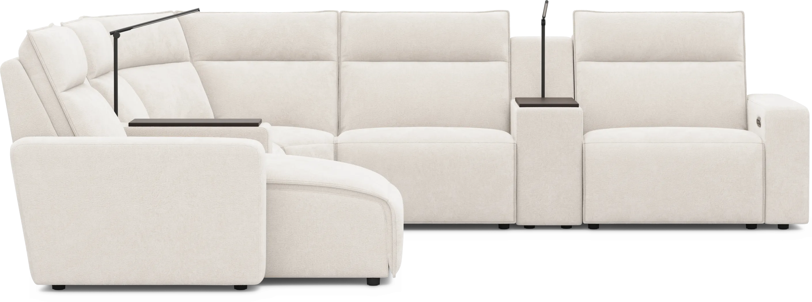 Silver 7 Pc Dual Power Reclining ModularTwo - Thumbnail - Image 2