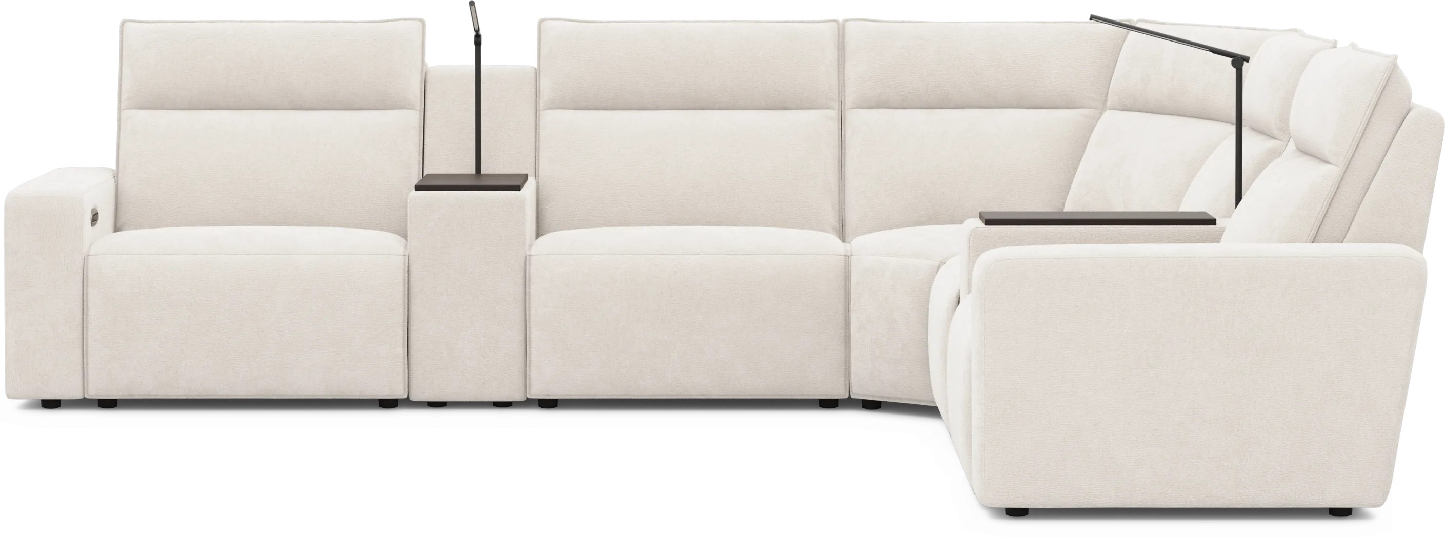 Silver 7 Pc Dual Power Reclining ModularTwo - Thumbnail - Image 2