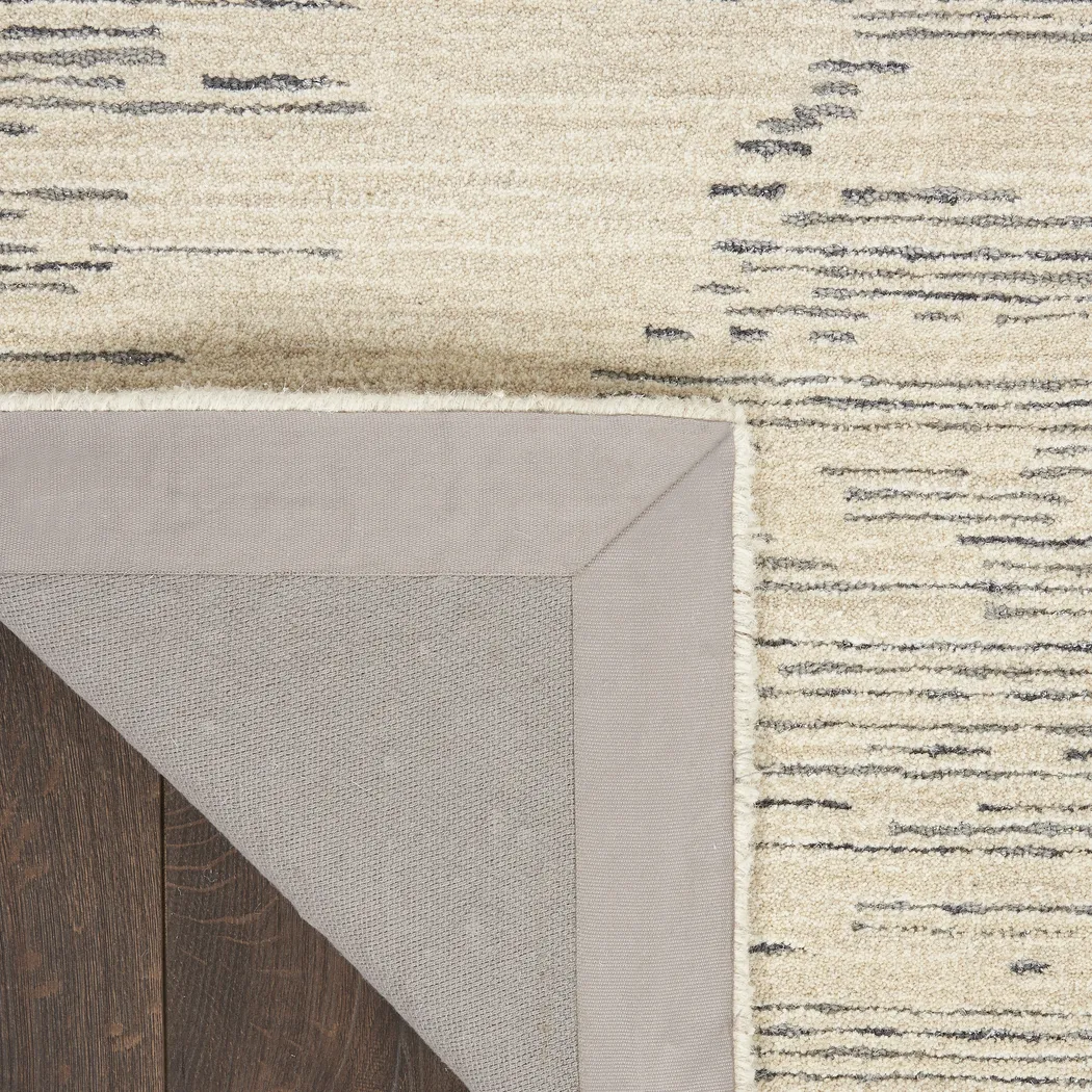 Silver Falls Beige 4' x 6' Rug - Thumbnail - Image 4