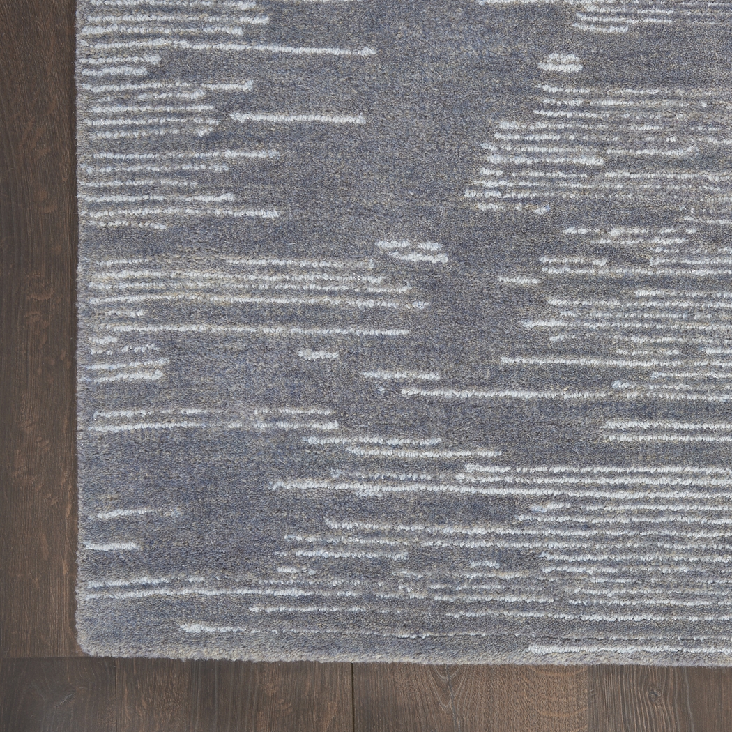 Silver Falls Blue 5'3" x 7'9" Rug - Thumbnail - Image 5