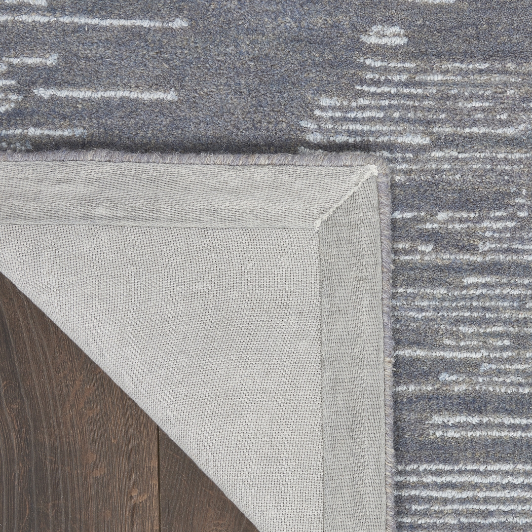 Silver Falls Blue 5'3" x 7'9" Rug - Thumbnail - Image 6