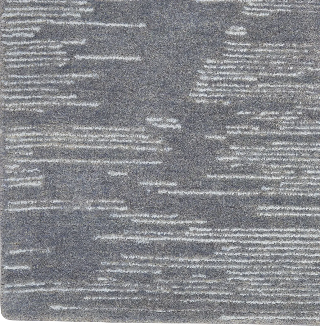 Silver Falls Blue 9'9 x 13'9 Rug - Thumbnail - Image 4