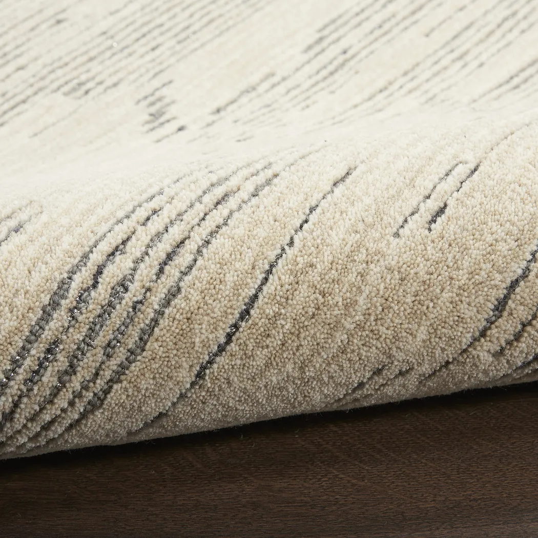 Silver Falls Ivory 2'2 x 8' Rug - Thumbnail - Image 5