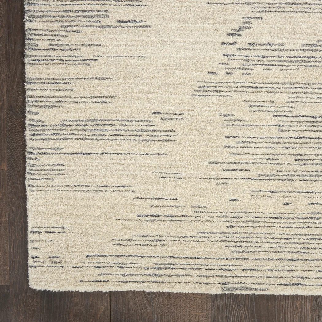Silver Falls Ivory 9'9 x 13'9 Rug - Thumbnail - Image 3