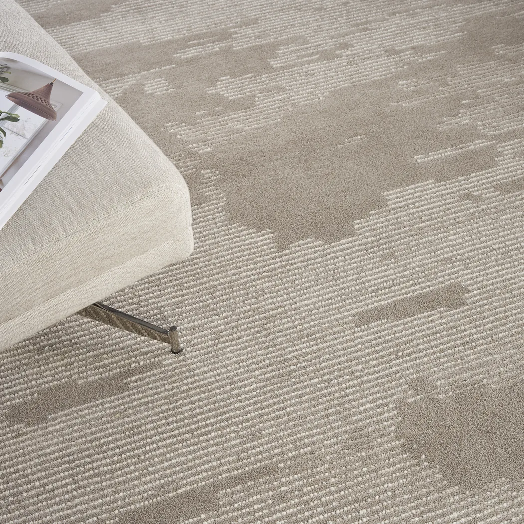 Silver Falls Taupe 9'9 x 13'9 Rug - Thumbnail - Image 6