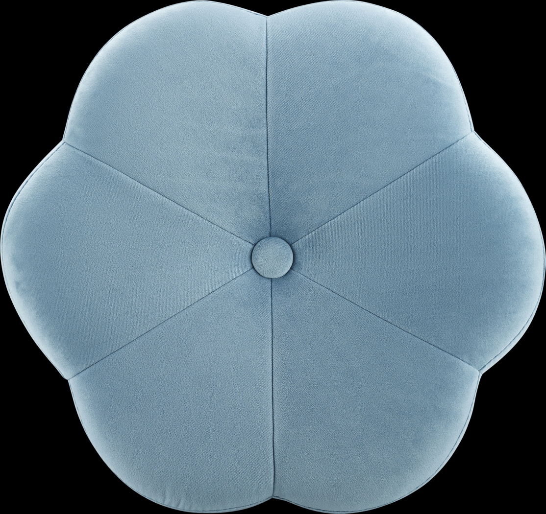 Silver Lane Blue Vanity Stool - Thumbnail - Image 6